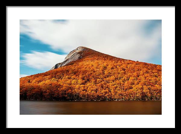 Franconia Notch Fall Foliage Long Exposure - Framed Print