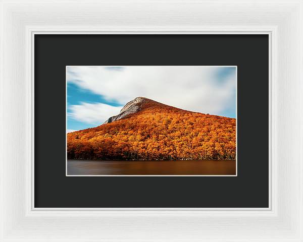 Franconia Notch Fall Foliage Long Exposure - Framed Print