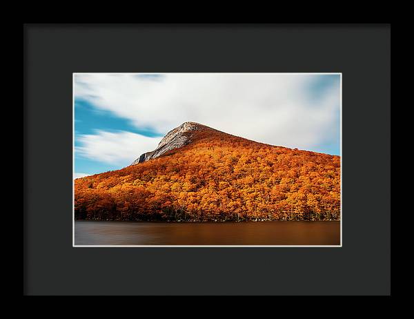 Franconia Notch Fall Foliage Long Exposure - Framed Print