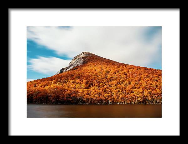 Franconia Notch Fall Foliage Long Exposure - Framed Print