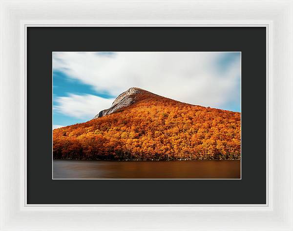 Franconia Notch Fall Foliage Long Exposure - Framed Print