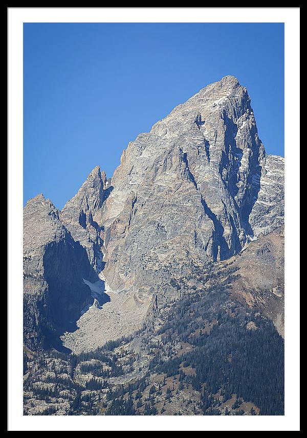 Grand Teton Peak - Framed Print