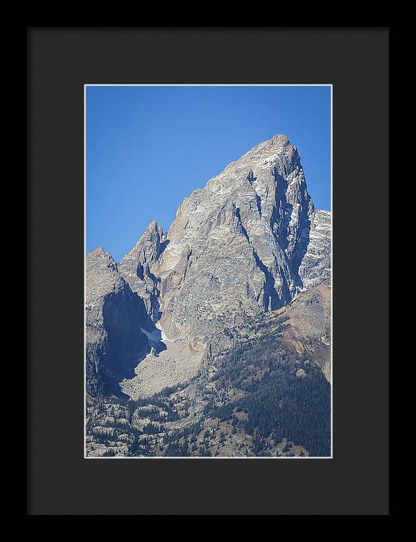 Grand Teton Peak - Framed Print