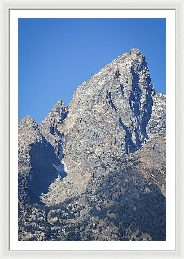 Grand Teton Peak - Framed Print