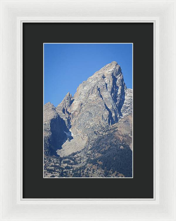 Grand Teton Peak - Framed Print