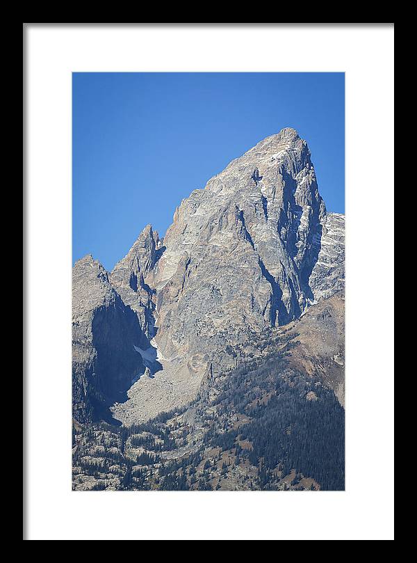 Grand Teton Peak - Framed Print