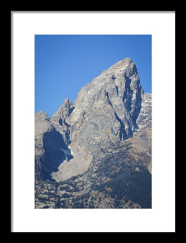 Grand Teton Peak - Framed Print