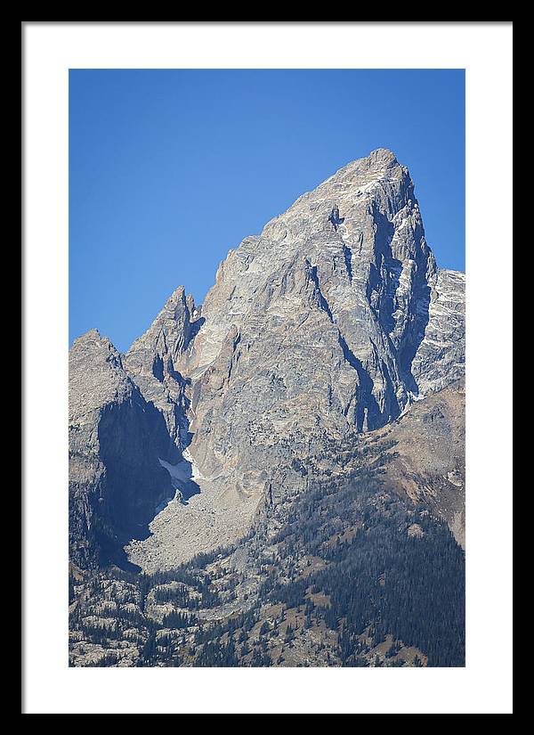 Grand Teton Peak - Framed Print