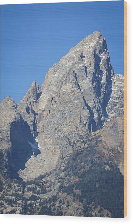 Grand Teton Peak - Wood Print