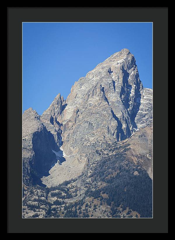 Grand Teton Peak - Framed Print