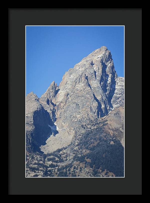 Grand Teton Peak - Framed Print