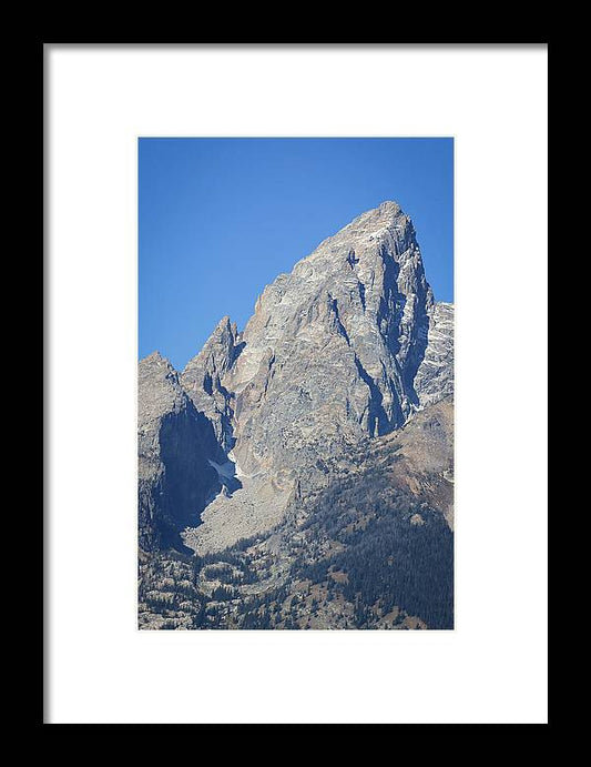 Grand Teton Peak - Framed Print