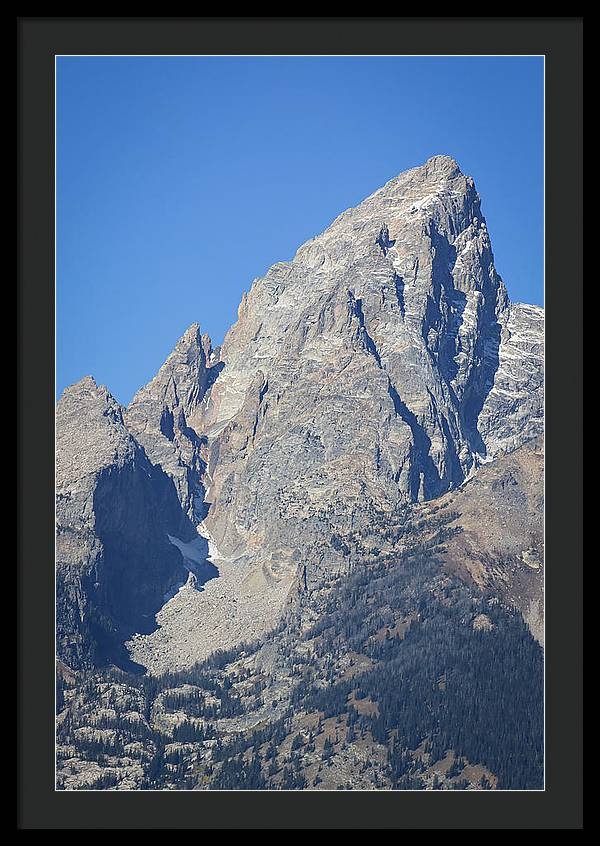 Grand Teton Peak - Framed Print