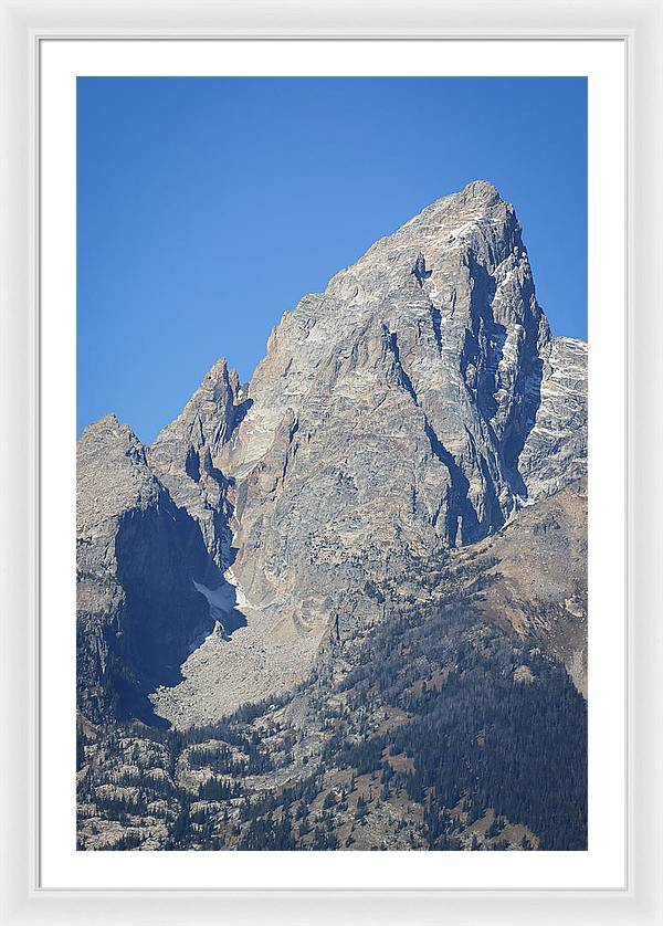 Grand Teton Peak - Framed Print