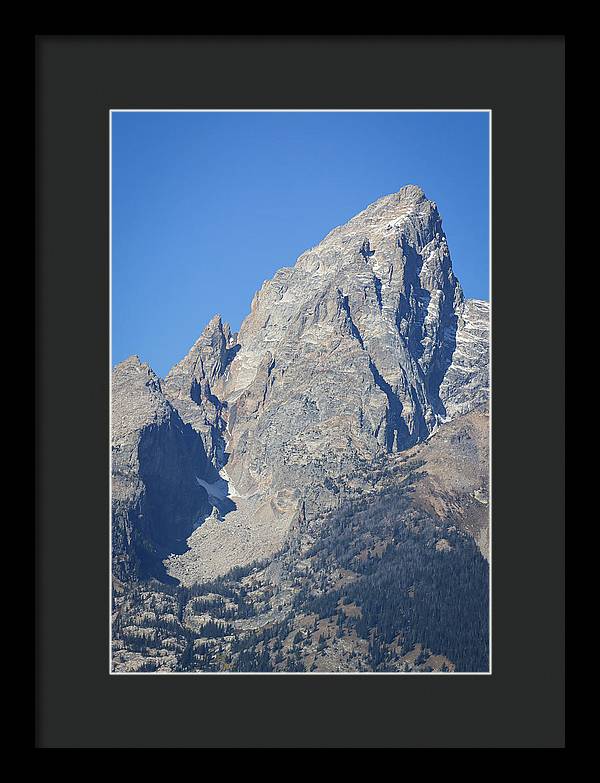 Grand Teton Peak - Framed Print