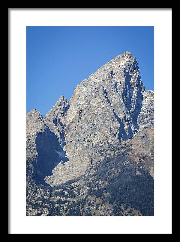 Grand Teton Peak - Framed Print