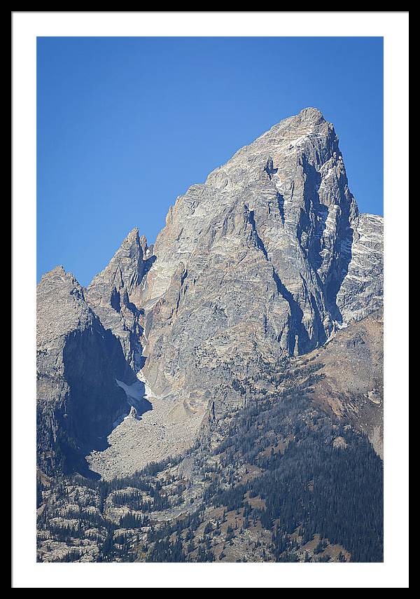 Grand Teton Peak - Framed Print