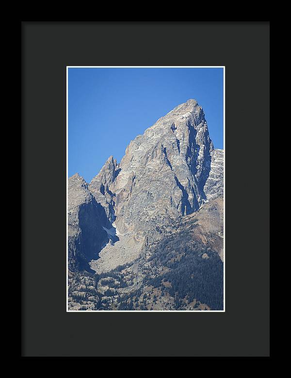 Grand Teton Peak - Framed Print