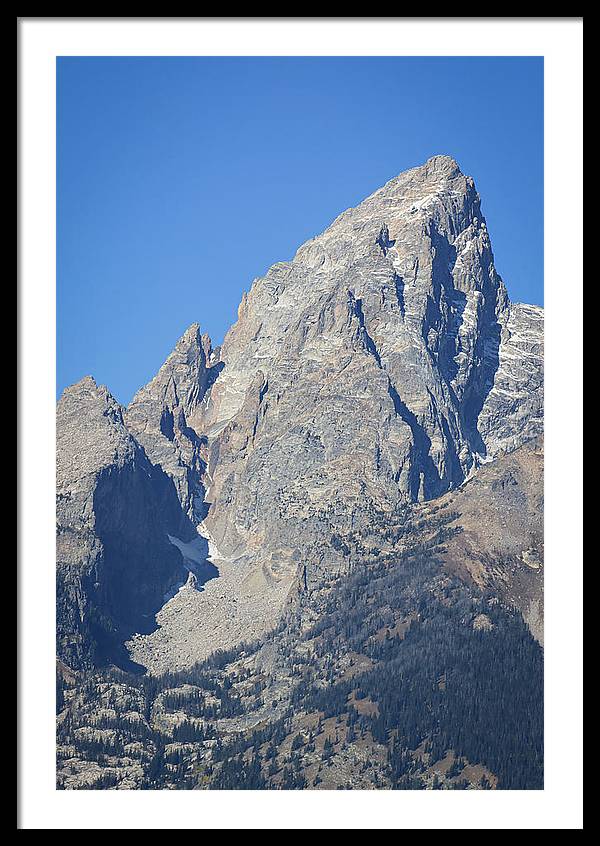 Grand Teton Peak - Framed Print