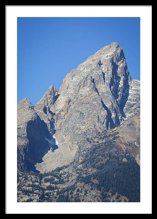 Grand Teton Peak - Framed Print