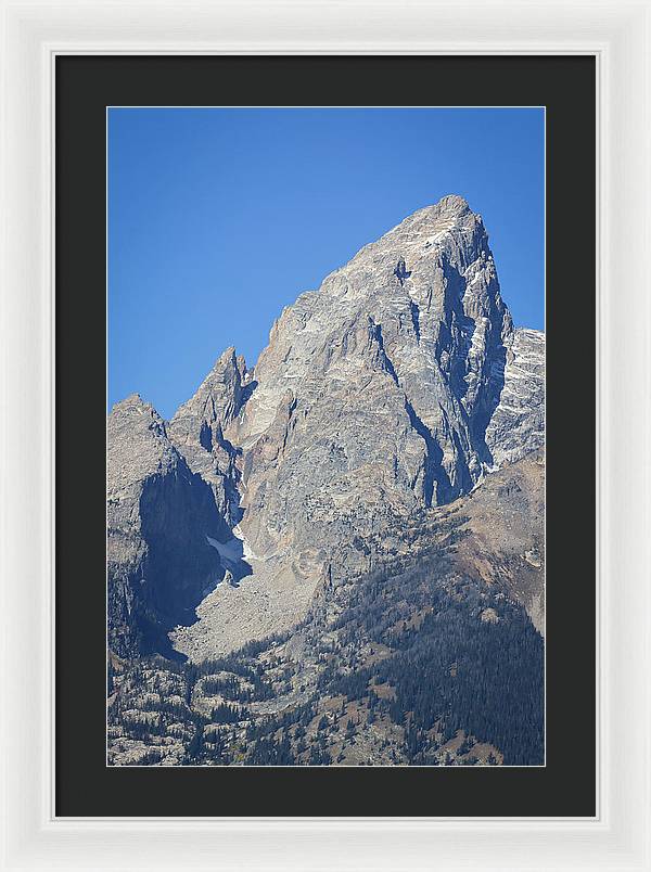 Grand Teton Peak - Framed Print