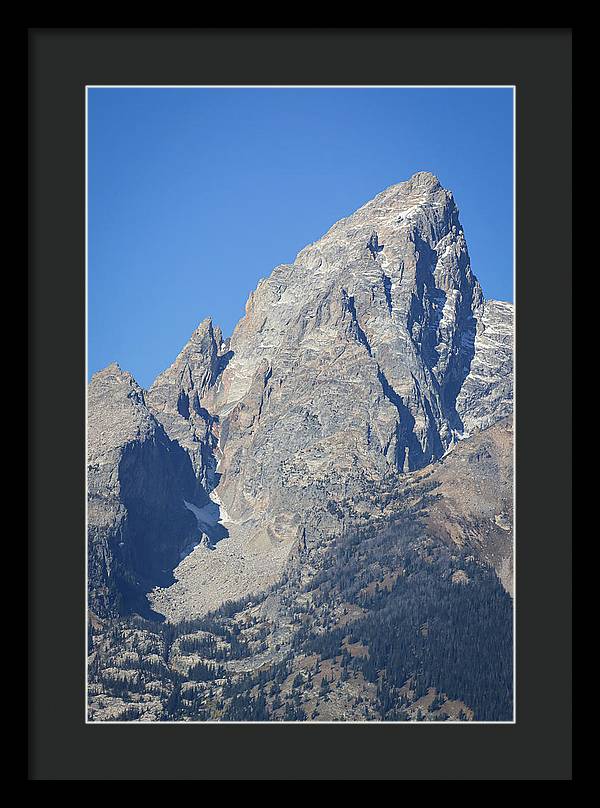 Grand Teton Peak - Framed Print