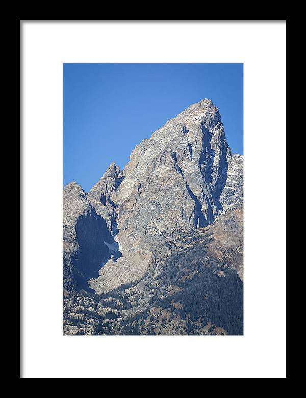 Grand Teton Peak - Framed Print