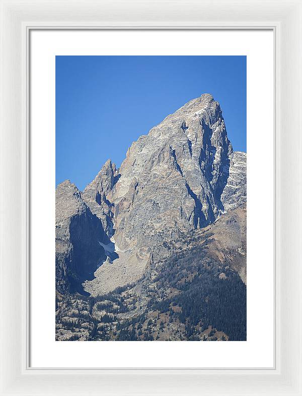 Grand Teton Peak - Framed Print