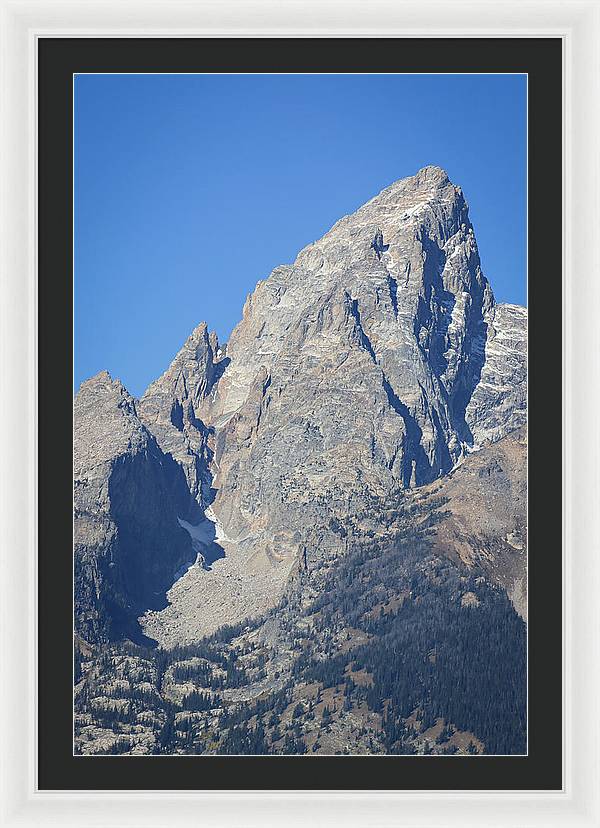 Grand Teton Peak - Framed Print