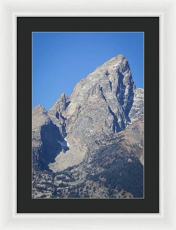 Grand Teton Peak - Framed Print