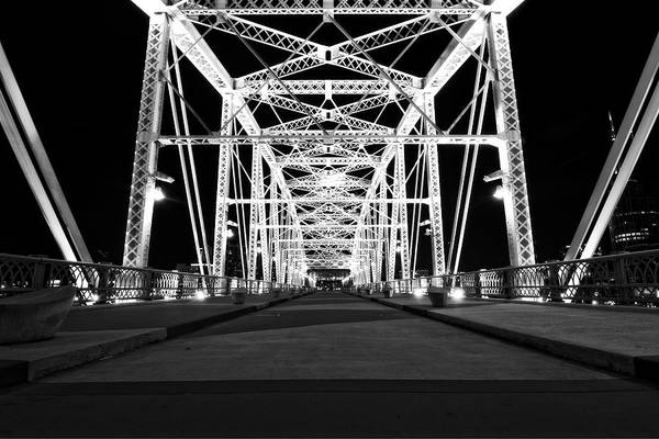 John Seigenthaler Pedestrian Bridge - Art Print