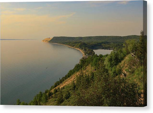 Sleeping Bear Dunes Morning Overlook - Canvas Print