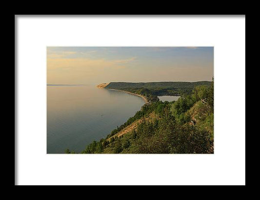 Sleeping Bear Dunes Morning Overlook - Framed Print