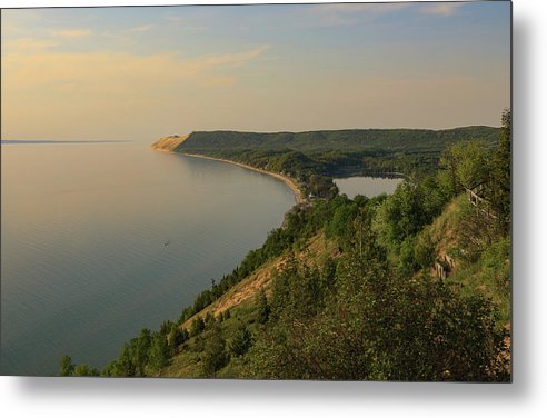 Sleeping Bear Dunes Morning Overlook - Metal Print