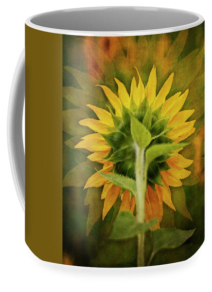 Textured Sunflower Back - Mug