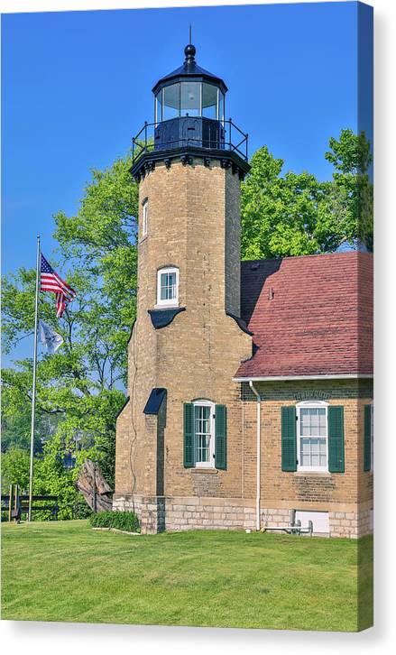 White River Light Michigan - Canvas Print