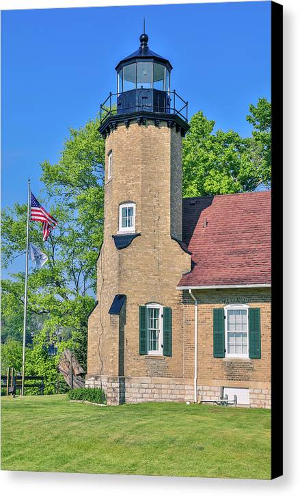 White River Light Michigan - Canvas Print