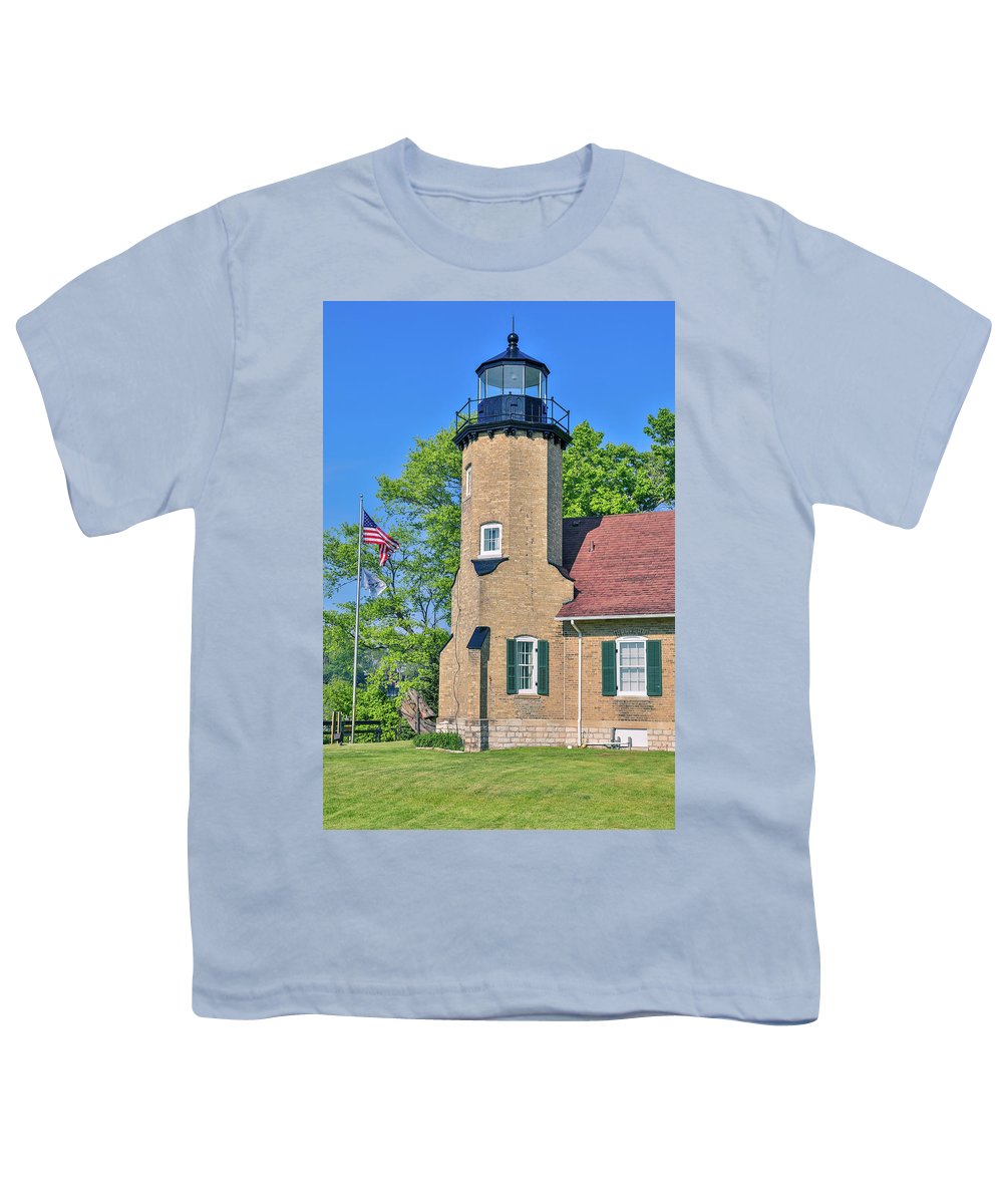 White River Light Michigan - Youth T-Shirt