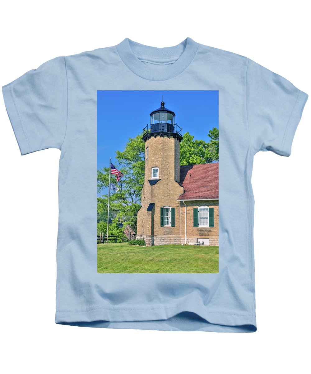 White River Light Michigan - Kids T-Shirt