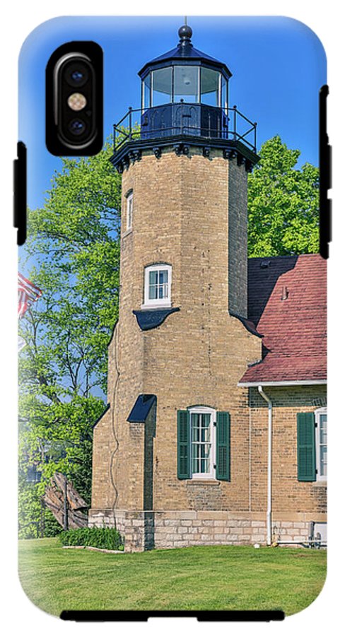 White River Light Michigan - Phone Case