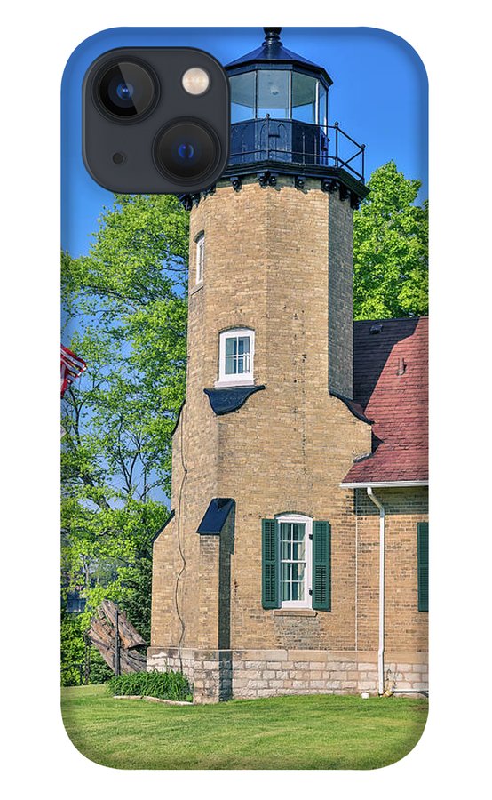 White River Light Michigan - Phone Case