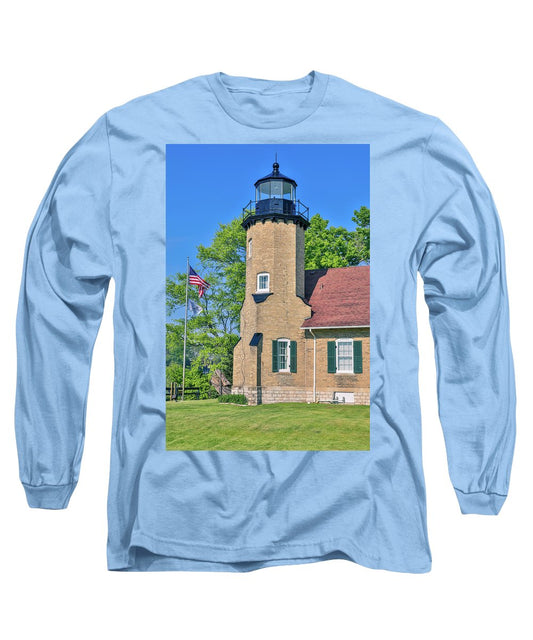 White River Light Michigan - Long Sleeve T-Shirt