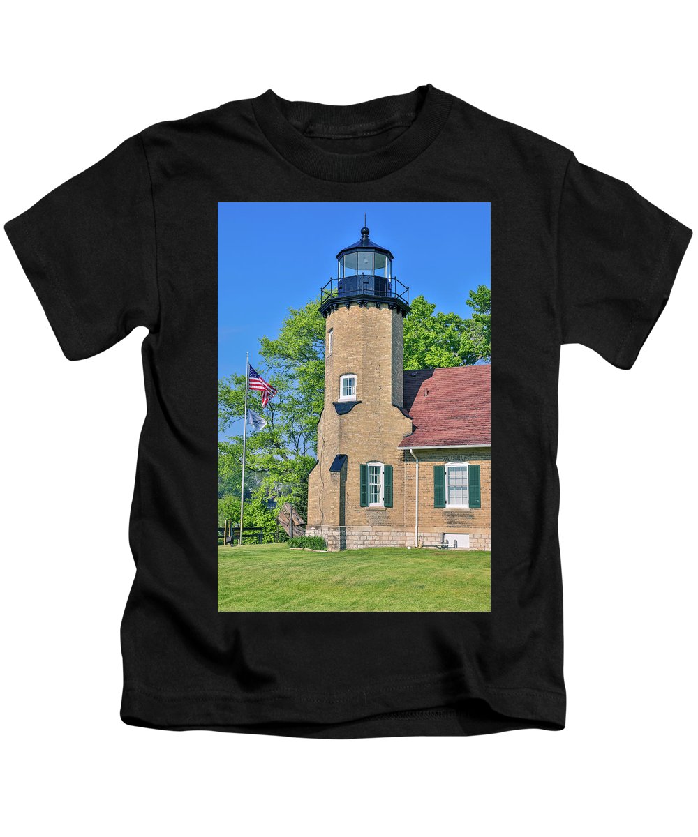 White River Light Michigan - Kids T-Shirt