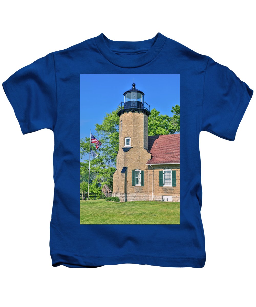 White River Light Michigan - Kids T-Shirt