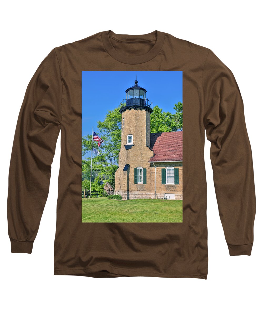 White River Light Michigan - Long Sleeve T-Shirt