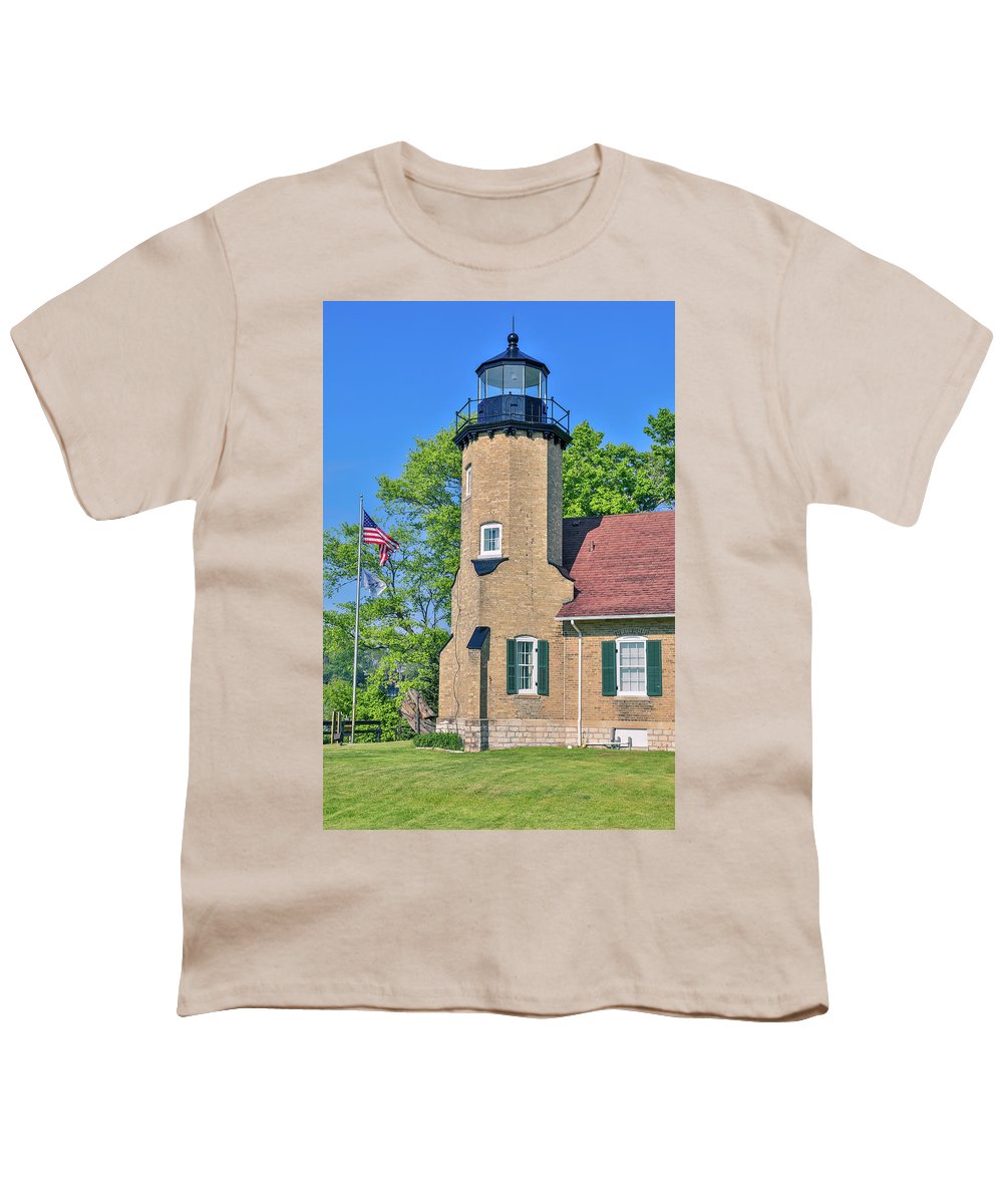 White River Light Michigan - Youth T-Shirt