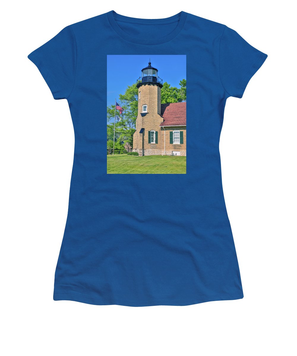 White River Light Michigan - Women's T-Shirt