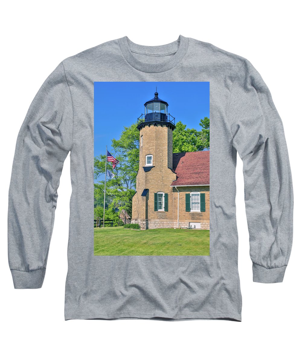 White River Light Michigan - Long Sleeve T-Shirt