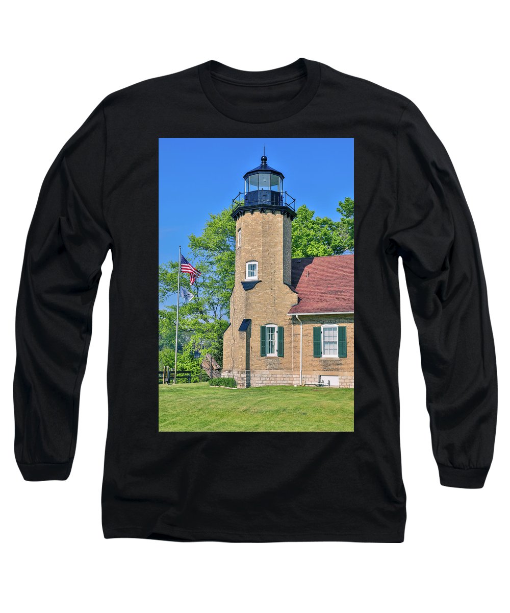 White River Light Michigan - Long Sleeve T-Shirt