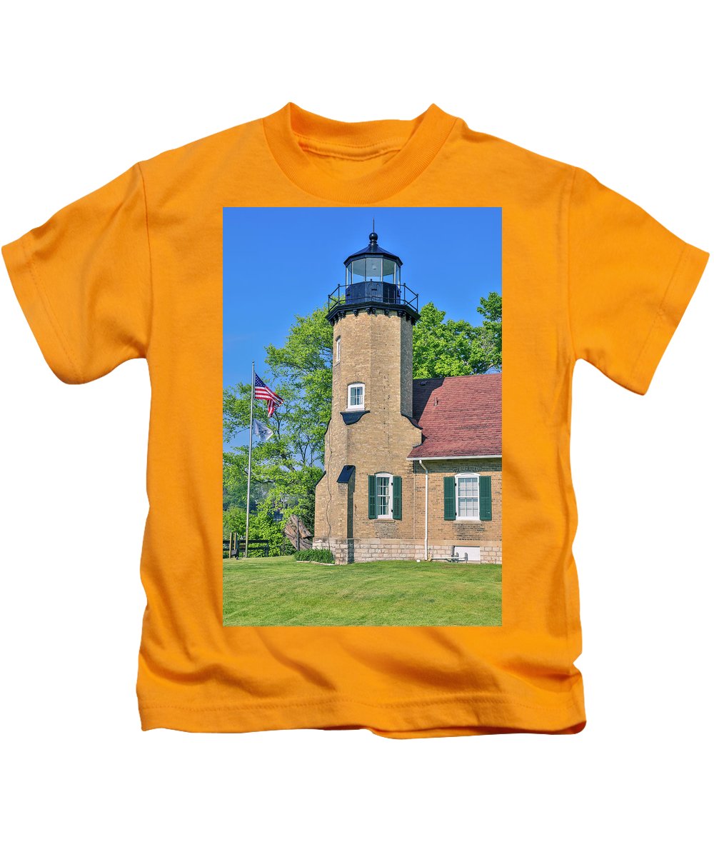 White River Light Michigan - Kids T-Shirt